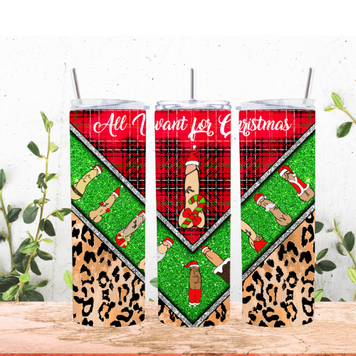 All I Want For Christmas Tumbler