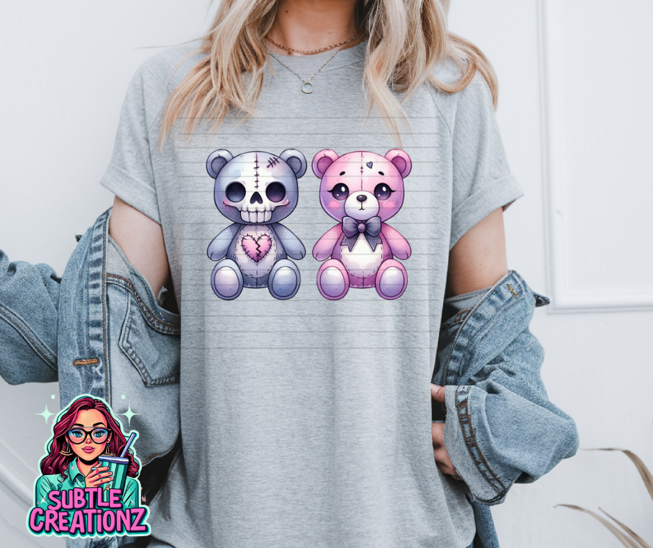 Kawaii-Goth Bears T-Shirt