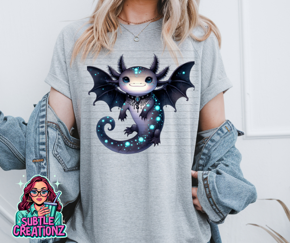 Kawaii-Goth Axolotl T-Shirt