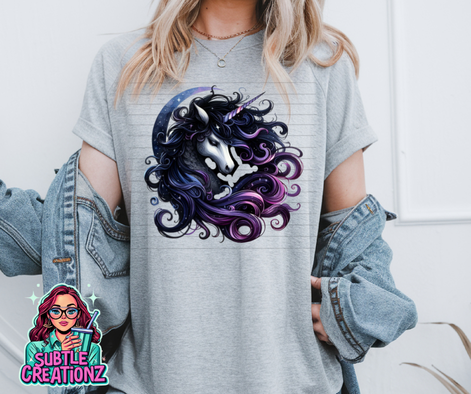 Kawaii-Goth Unicorn T-Shirt