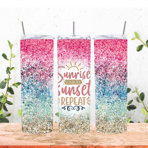 Sunrise - Sunset - Repeat 20oz Tumbler