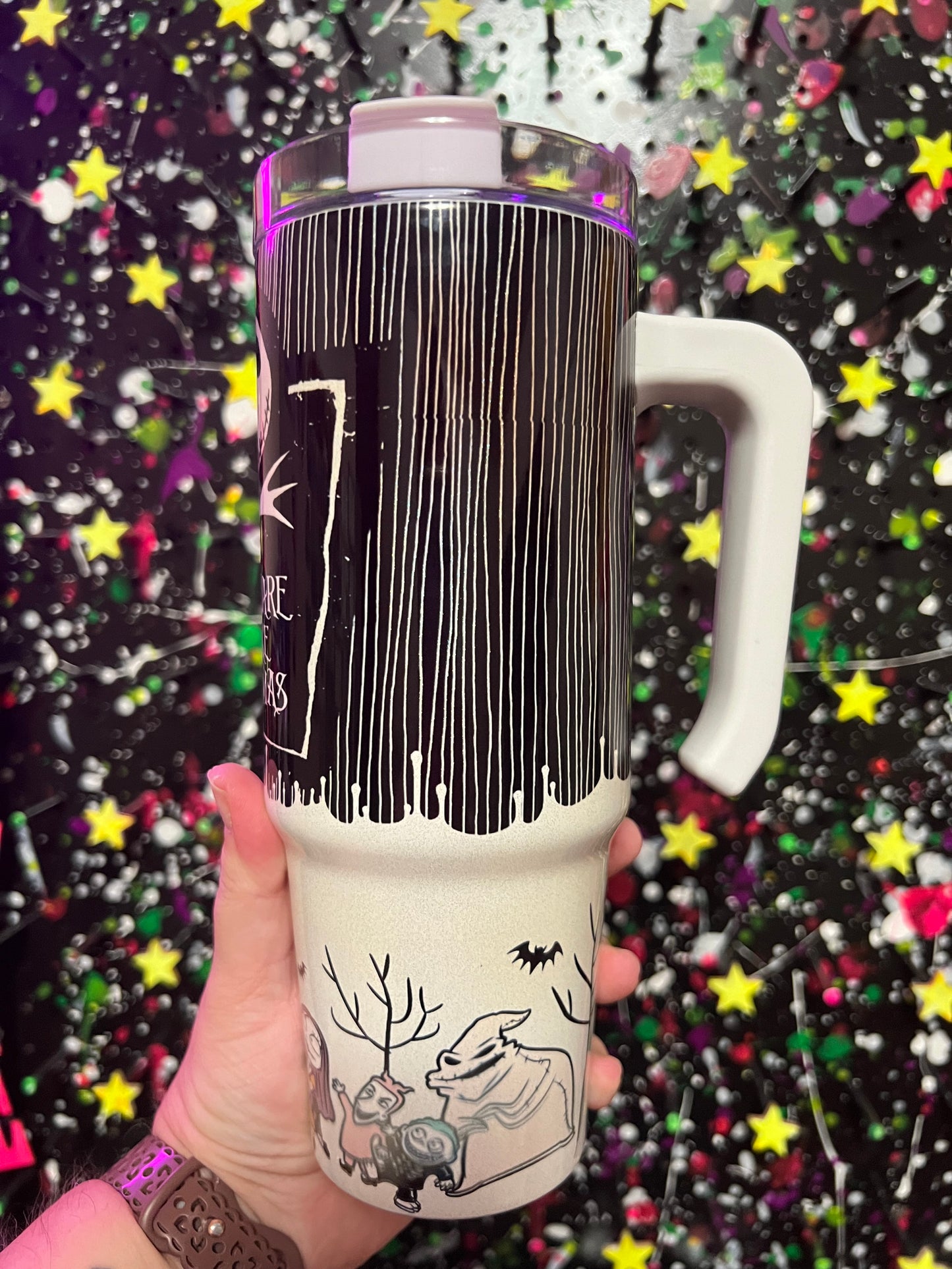 Skeleton And Love Handle Tumbler 2