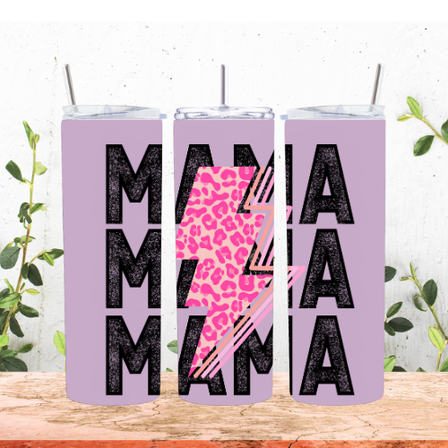 Purple Mama Retro 20oz Tumbler