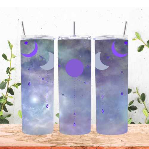 Purple Moon Phases 20oz Tumbler