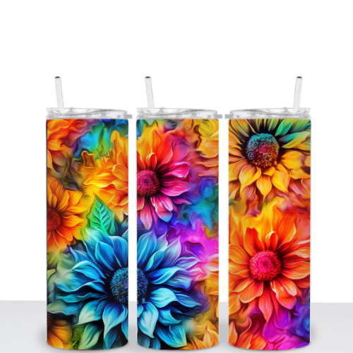 3D Vibrant Sunflowers 20oz Tumbler