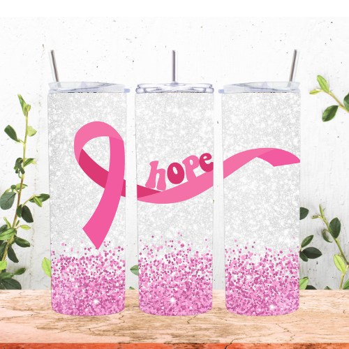 Pink Ribbon Hope 20oz Tumbler