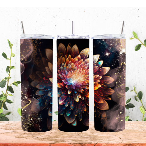 Vibrant Blossoming Flower 20oz Tumbler