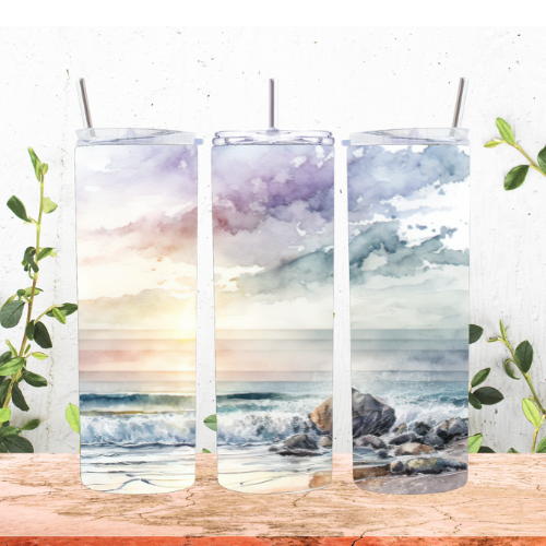 Beach Painting 20oz Tumbler