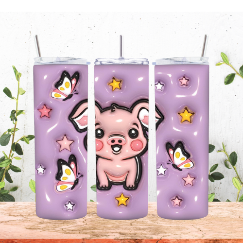 Pig Bubble 20oz Tumbler