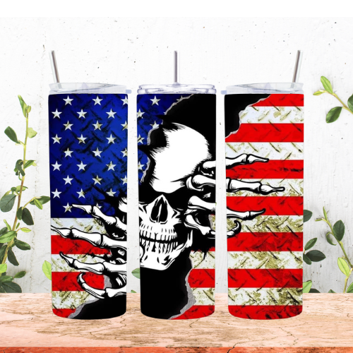 Skull Flag 20oz Tumbler