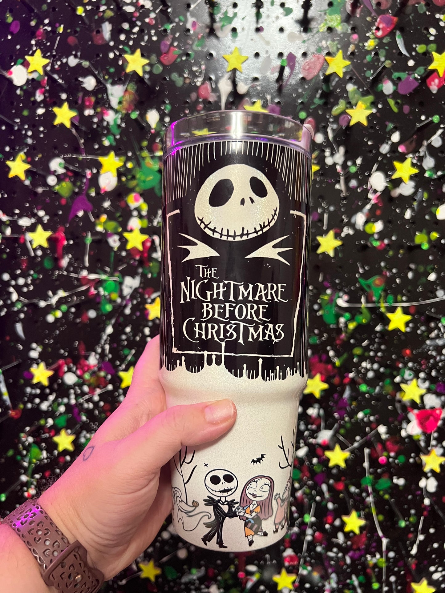 Skeleton And Love Handle Tumbler 2