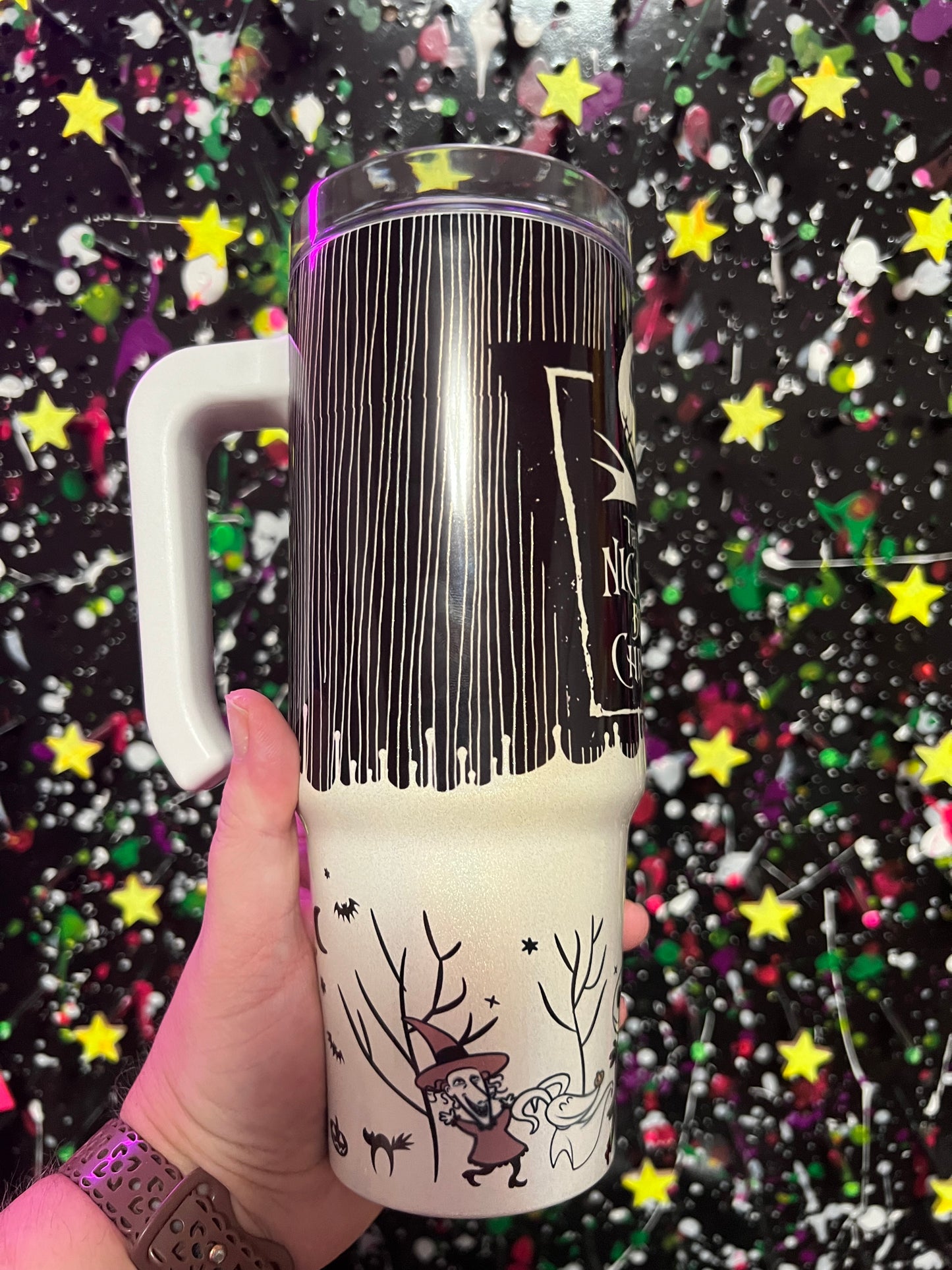 Skeleton And Love Handle Tumbler 2