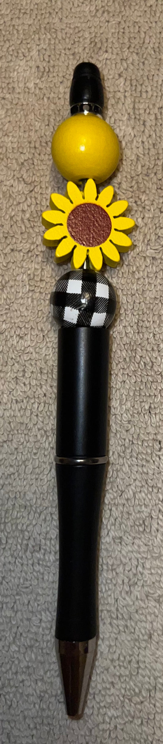 Sunflower Plaid Pen