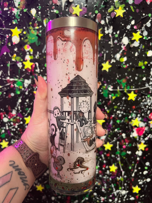 Glow 20oz Stainless Steel Snow Globe: Horror Boys