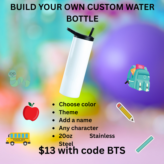 Build Your Own 20oz Water Bottle