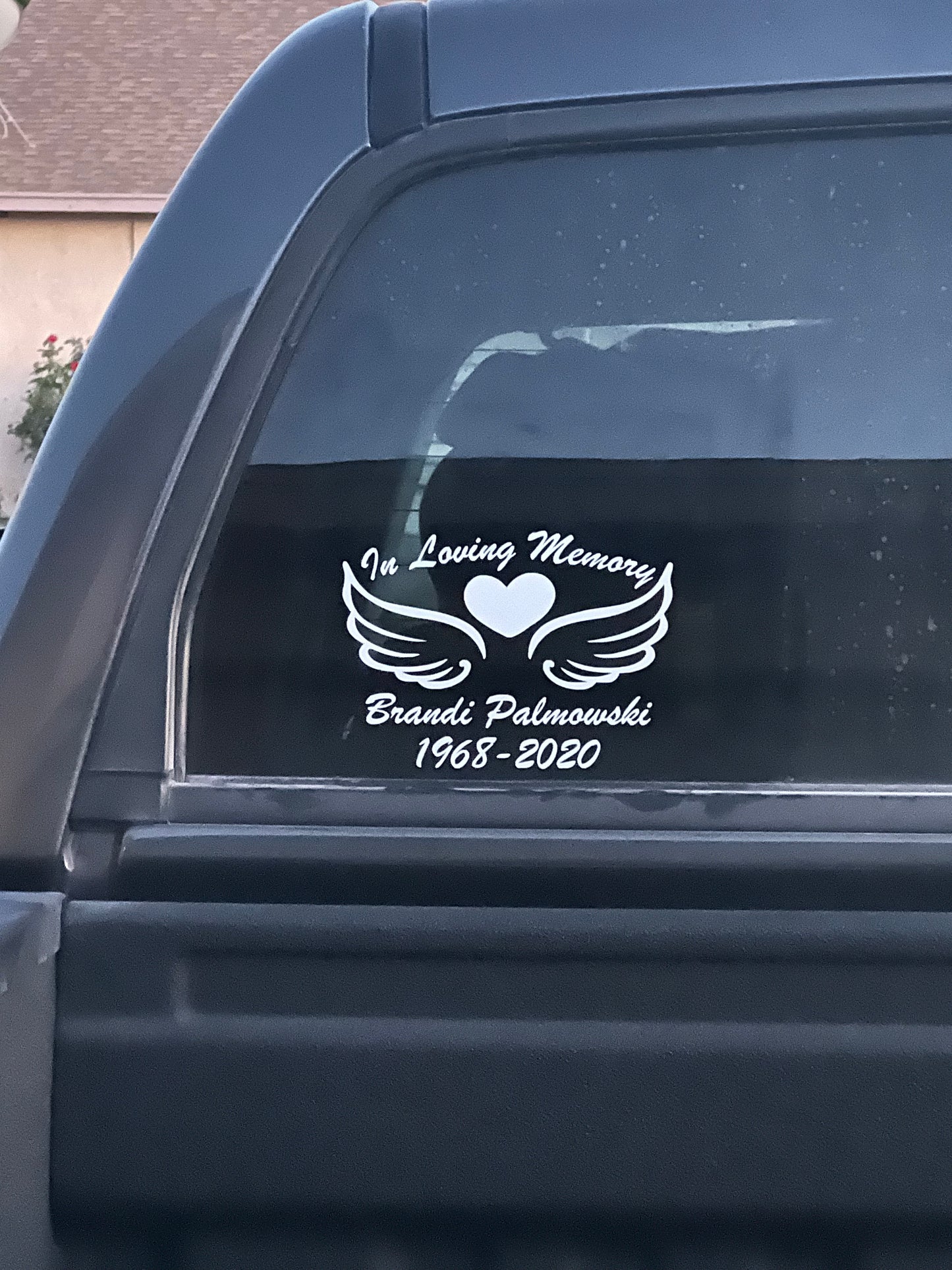 Custom Memorial Car Decal