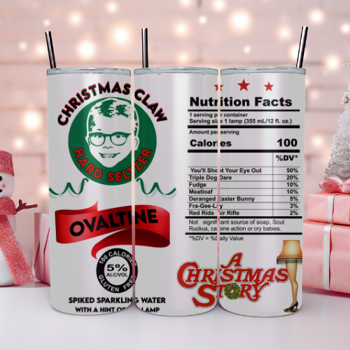 Christmas Claw Ovaltine Tumbler