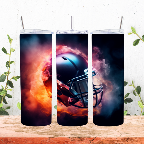 Football Helmet 20oz Tumbler