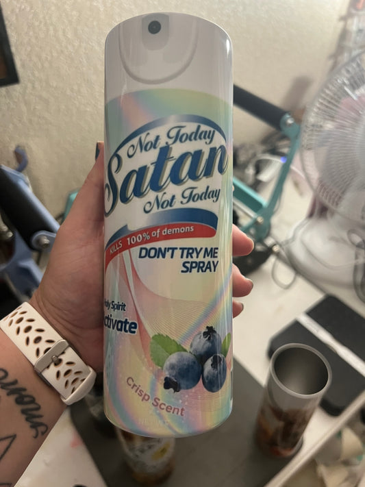 Not Today Satan Rainbow 20oz Tumbler