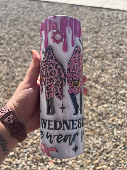 On Wednesdays We Wear Pink 20oz Tumbler