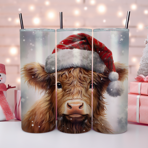 Sweet Santa Moo Tumbler