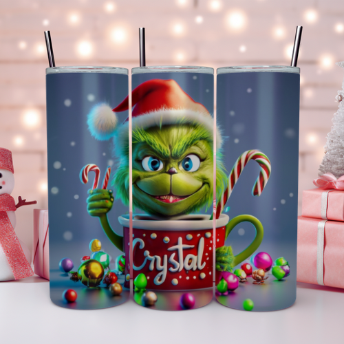 Custom Grinch Name Tumbler