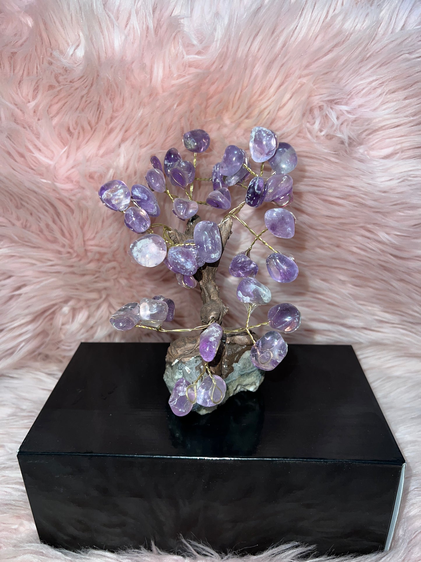 7inch Amethyst Tree on Geode Base