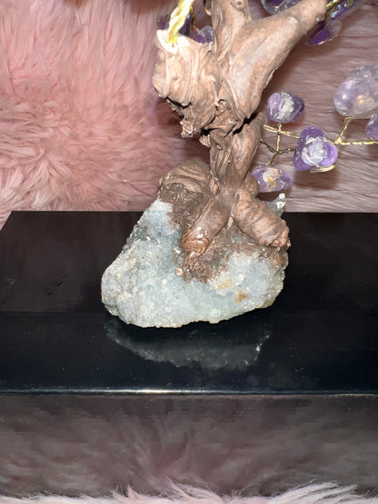 7inch Amethyst Tree on Geode Base