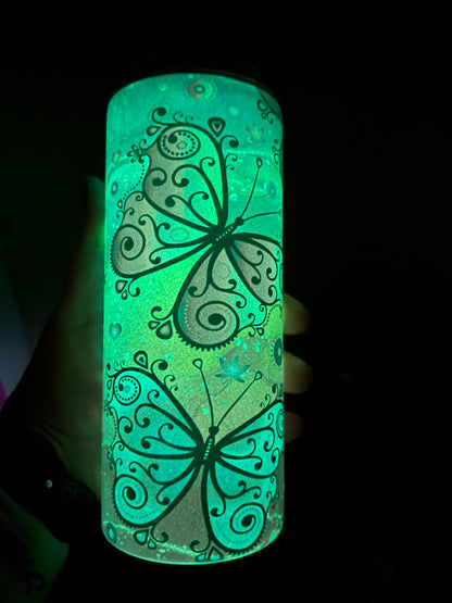 RTS 15oz Glow Neon Butterfly