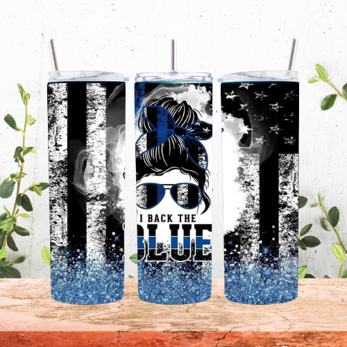 I Back The Blue 20oz Tumbler