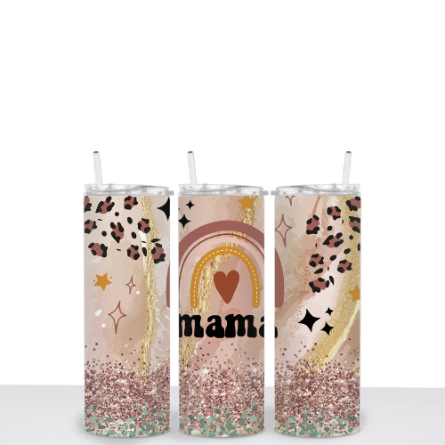 Mama Gold Rainbow 20oz Subliminal Tumbler