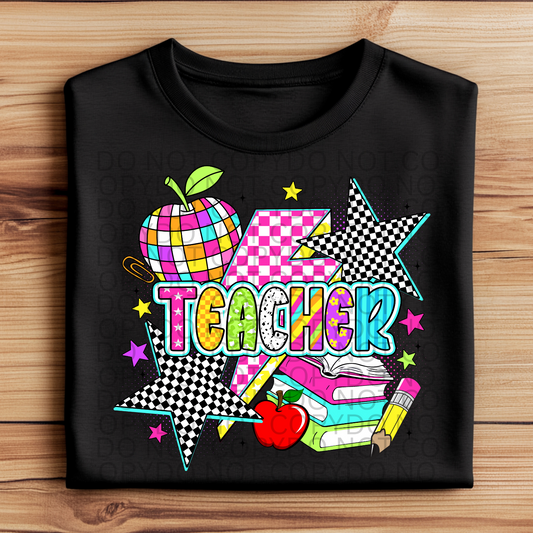 Retro Teacher T-Shirt