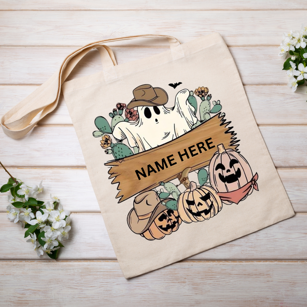 Western Ghost Halloween Bag