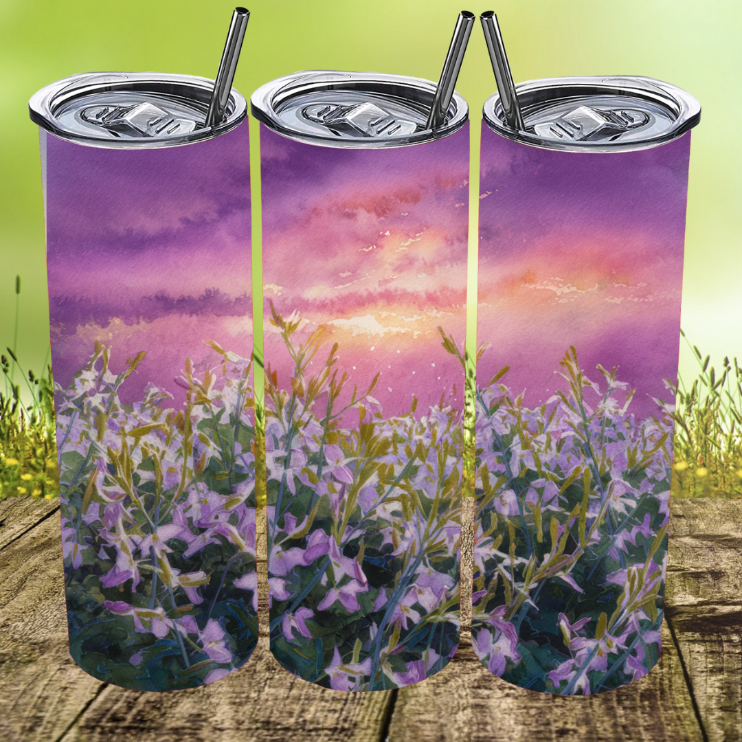 Lavender Field Tumbler