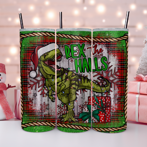 Rex The Halls Tumbler