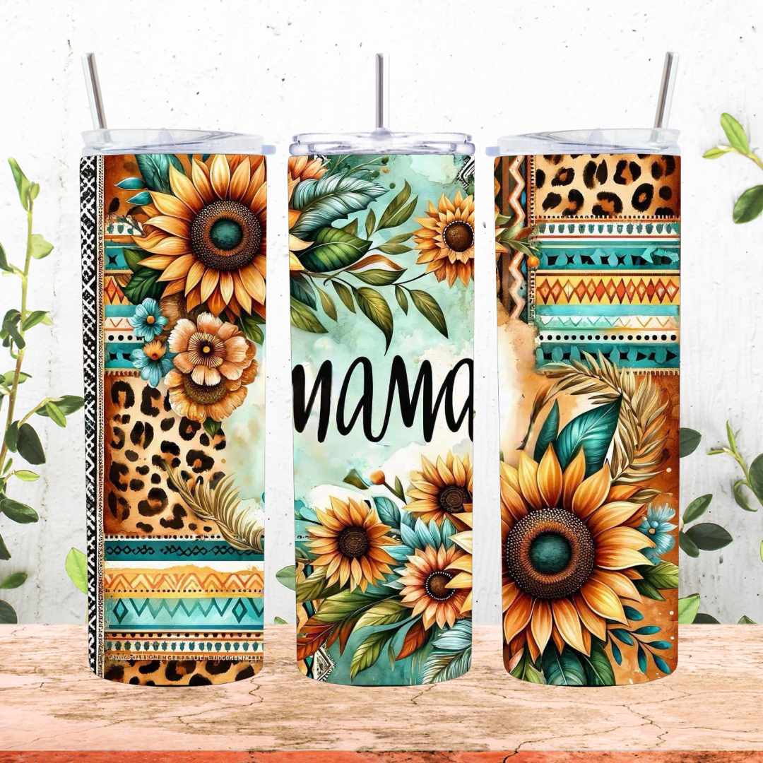 Sunflower Mama Tumbler