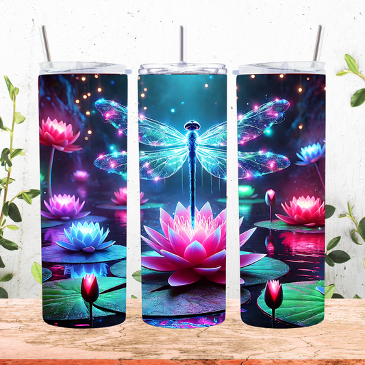 Beautiful Dragonfly Tumbler