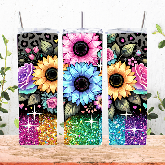 Vibrant Fun Sunflower Tumbler