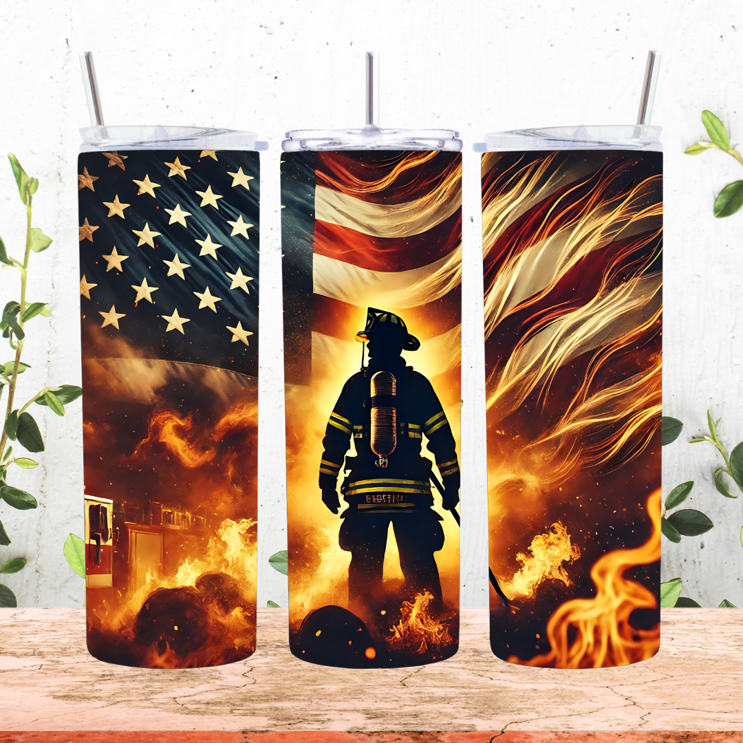 Firefighter Tumbler