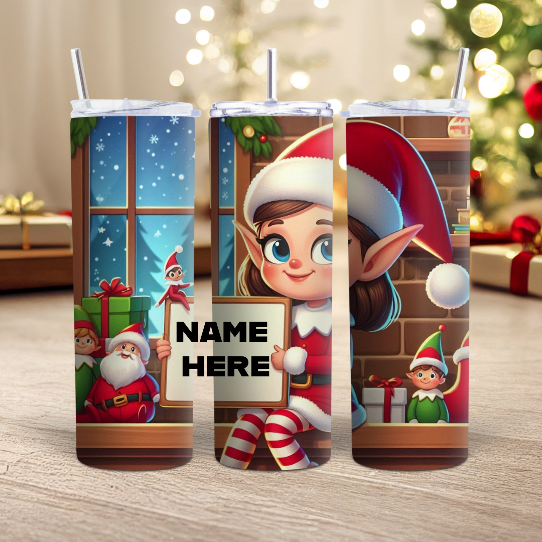 Custom Elf Tumbler