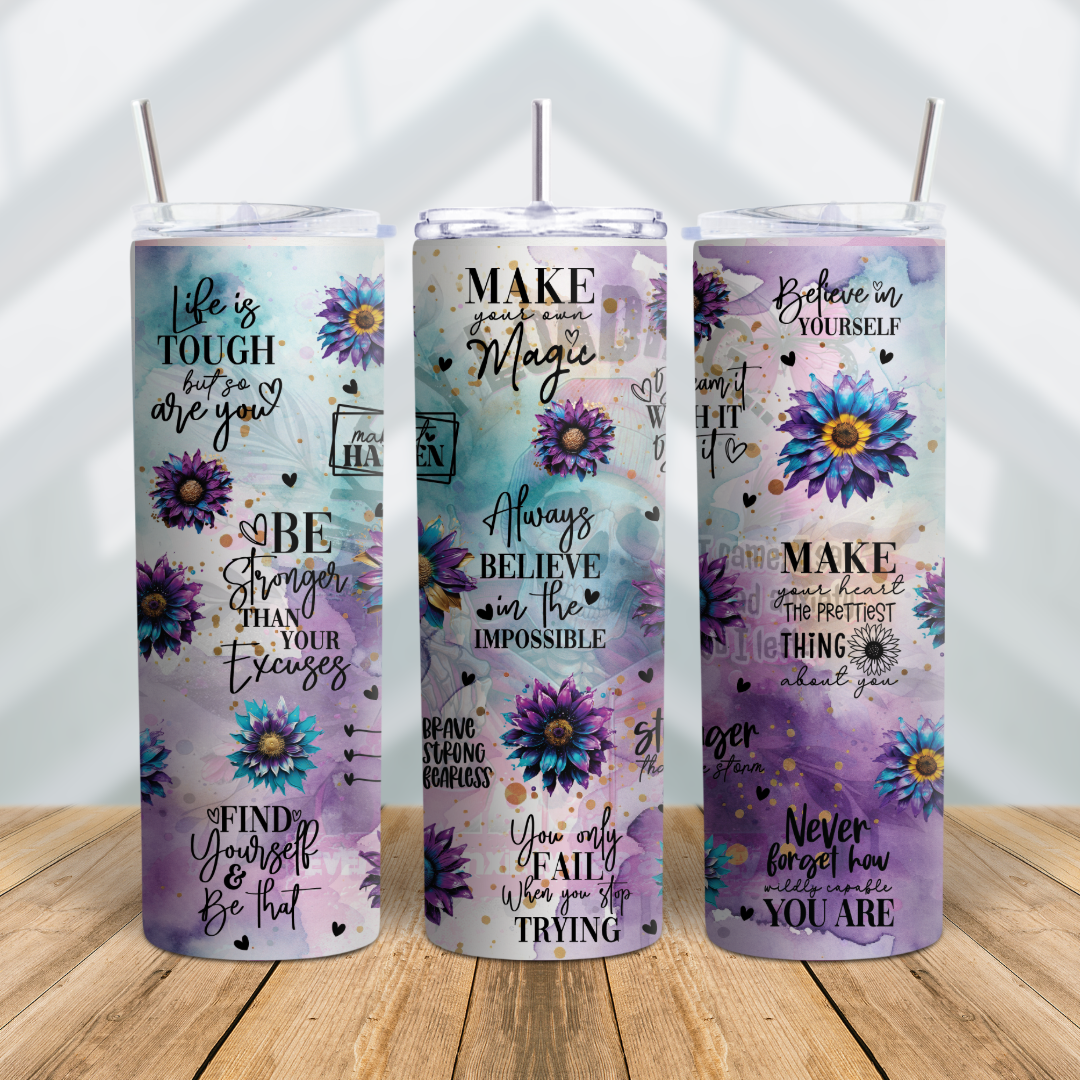 Positive Affirmations Tumbler