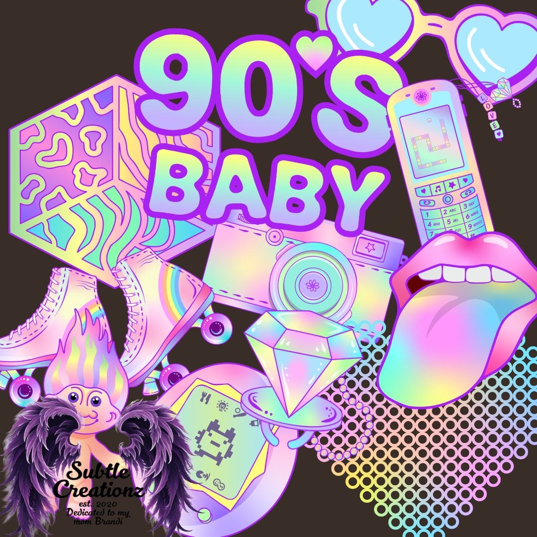 90s Holographic Sticker Pack
