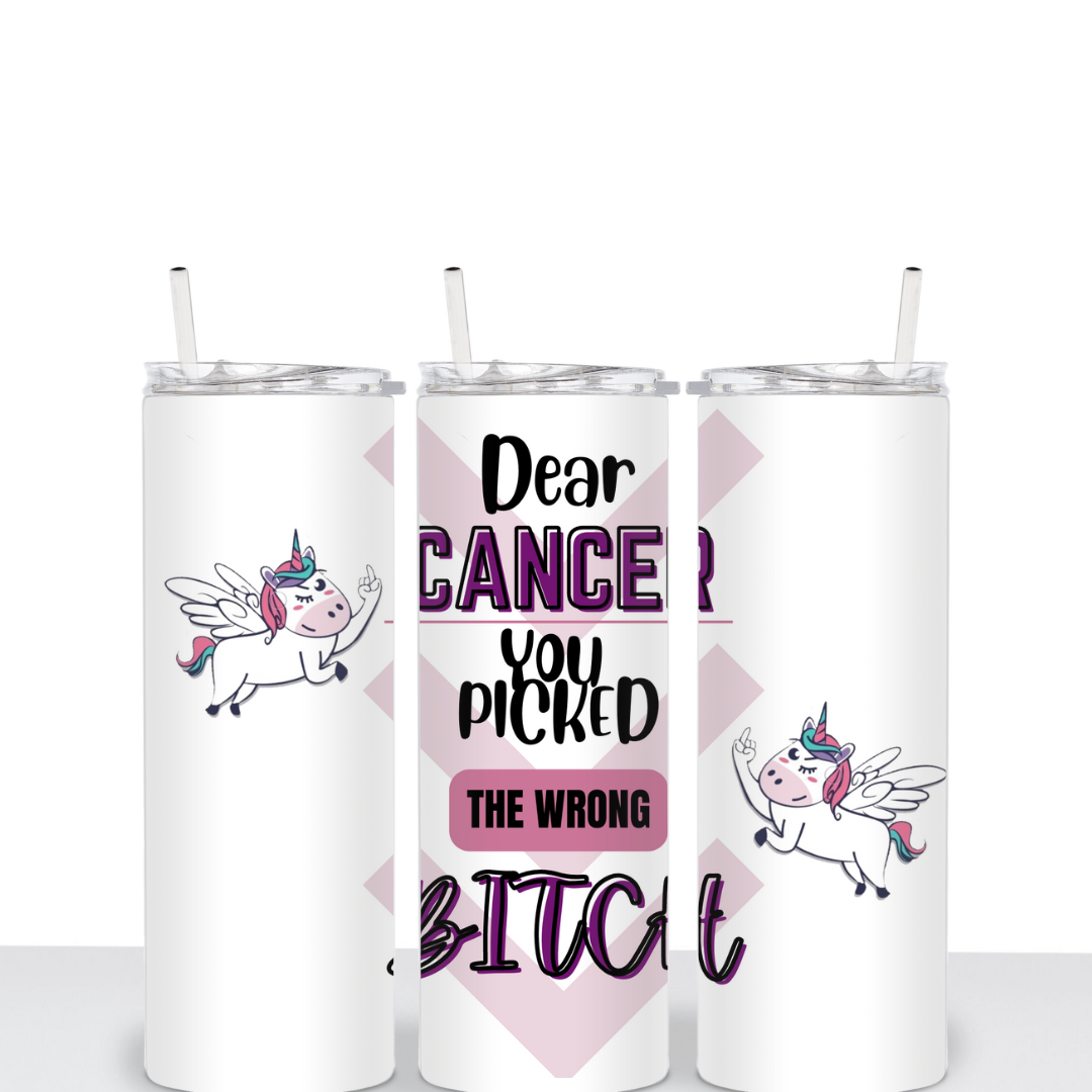 Dear Cancer 20oz Tumbler