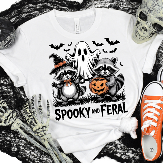 Adult Size Spooky and Feral T-Shirt