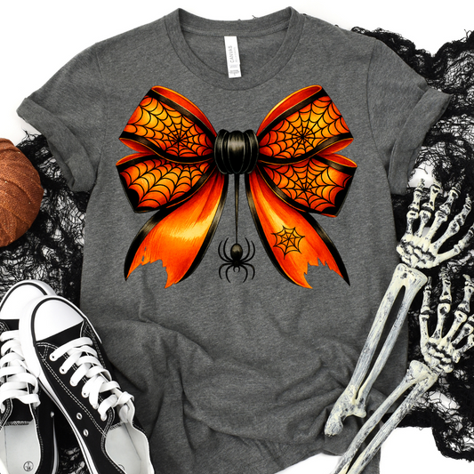 Adult Size Spider Coquette Bow T-Shirt