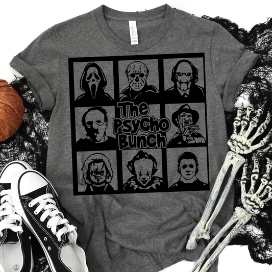 Adult Size The Horror Bunch All Black T-Shirt