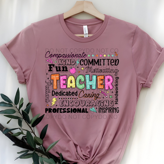 Teacher Mash Up Shirt