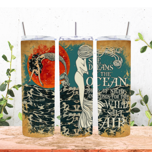 She Dreams Of The Ocean 20oz Tumbler