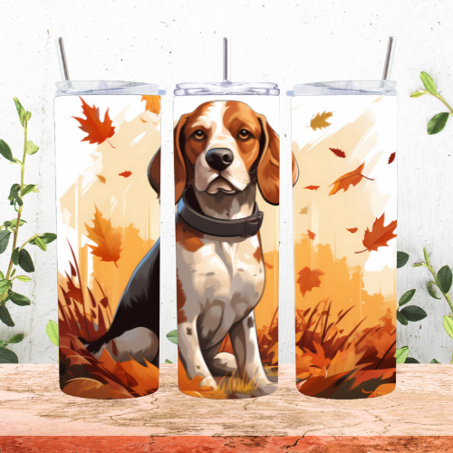 Fall Beagle 20oz Tumbler