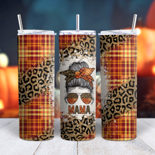 Plaid Mama Fall 20oz Tumbler